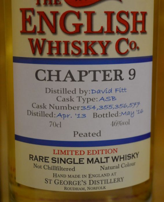 3 bottles of The English Single Malt Whisky from the St George Distillery Norfolk: Chapter 7 ( - Image 4 of 5