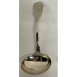 Robert Williams & Sons and James & Josiah silver ladle, Exeter 1845