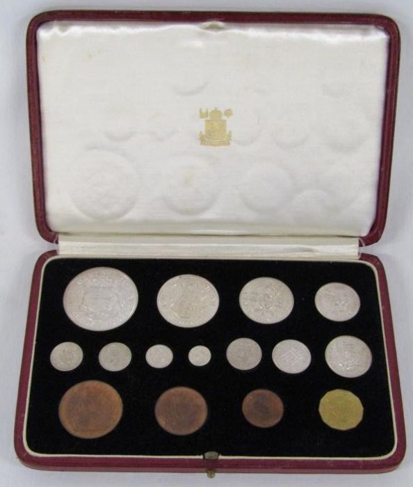 The London Mint Office 1937 Specimen Coins set