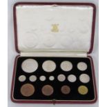 The London Mint Office 1937 Specimen Coins set