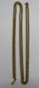 15ct gold belcher guard chain - total weight 30.9g