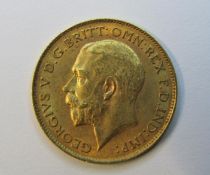 George V 1913 half sovereign