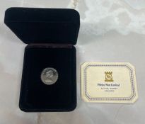Pobjoy Mint Isle of Man £1 platinum coin