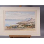 Sir John Waldron, Dec 12 1876: watercolours, "From Piccola Sentinella, Casa Macciola, Ischia",