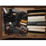 A quantity of mostly Hornby, G & R Wrenn, Grafar Ltd and Bachmann loose carriages and track, and