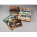 Nine 1938 edition "Flying" magazines, thirty-nine 1939 edition "Flying" magazines, a Royal Air Force