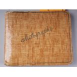 An autograph book, reputedly containing autographs from Max Miller, Mary Ellis, Arthur Askey and