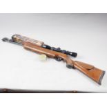 A Weirauch .22 air rifle with Simmons Deerfield rifle scope, 9x40