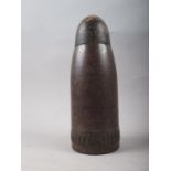 A Cammell 4 1/2" howitzer shell, dated 1913