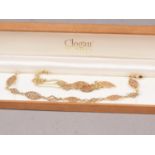 A 9ct Clogau gold necklace and matching bracelet, 16.2g