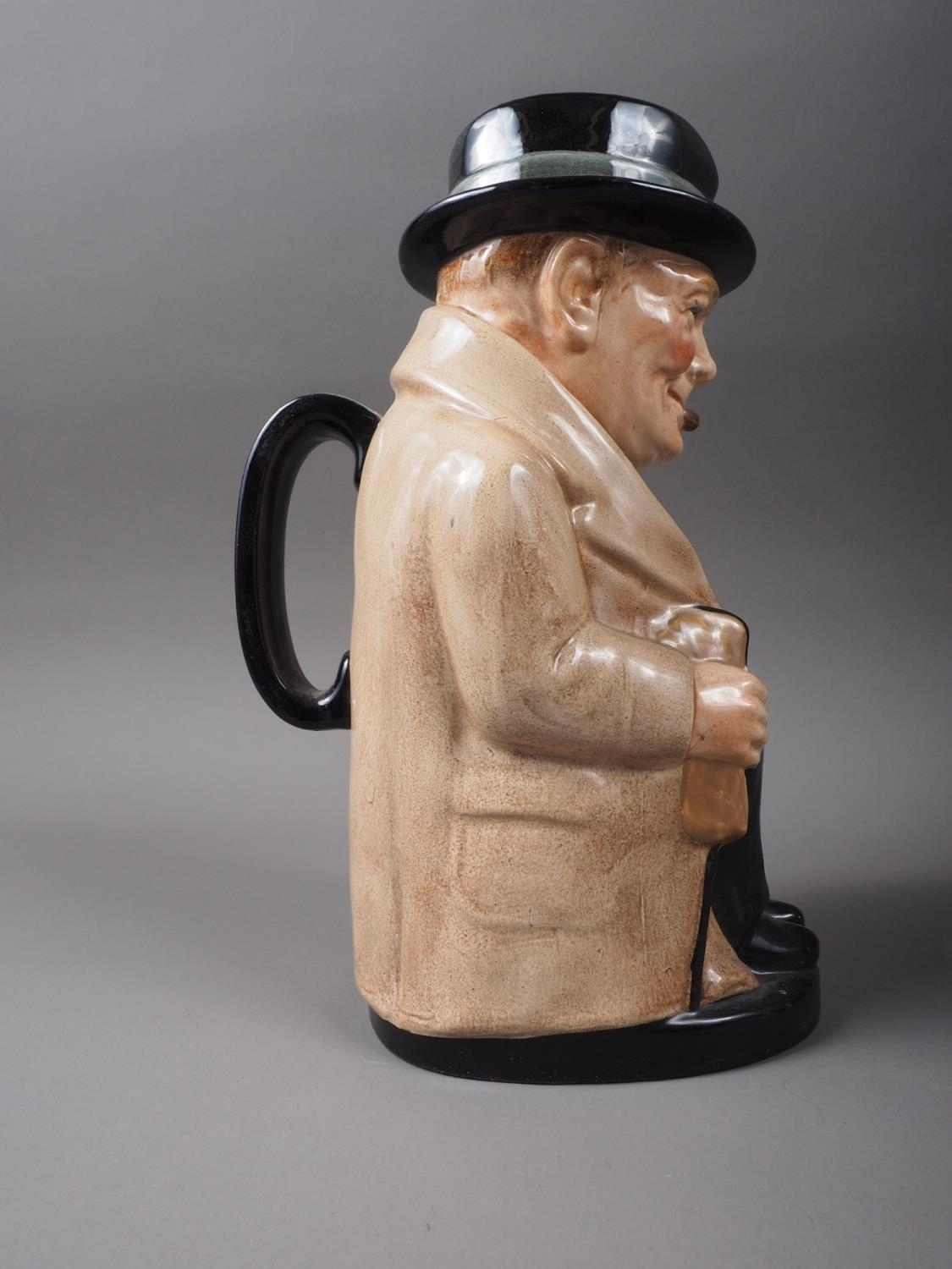 A Royal Doulton "Winston Churchill" character jug, 8" high - Image 2 of 3