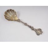 A Victorian sifter spoon, 1.8oz troy approx