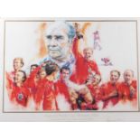 A Sports Folio signed limited edition "England World Cup Winners 1966" with Sir Alf Ramsey and Bobby