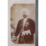 A 19th century photograph of Sikh Maharaja Duleep Singh to one side and Reverend Robinson Duckworth