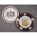 A Spode bone china limited edition St Paul's Cathedral Royal Wedding plate, 791/1000, in original