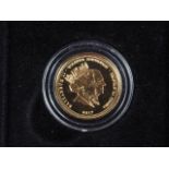 A 2017 Tristan Da Cunha gold 1/4 sovereign