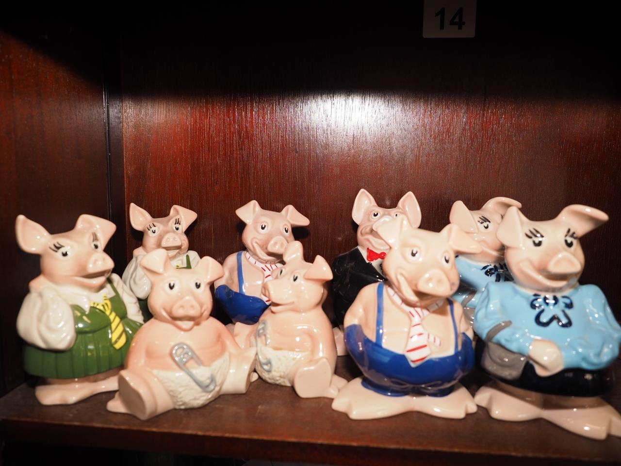 Nine Wade NatWest piggy banks