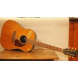 A Gibson J25 acoustic guitar, No 82723528