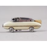 A 1960s "Thunderbird" rocket car cigarette lighter, 3" long (paint abraided)