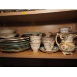 A quantity of English 19th century and later china, including a Coalport part dessert service,