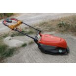 A Flymo Hover Compact 330 mower