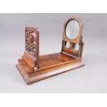 A Victorian stereoscope (graphoscope) with magnifying lens and twin lenses for viewing