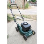 A Masport mulching lawn mower with Briggs & Stratton Quantum XE 45 petrol mower