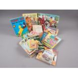 A quantity of Teddy Tar children's books, other children's books and three complete jigsaw puzzles