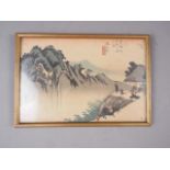 Utagawa Hiroshige: a Japanese woodblock print from the series Fifty-Three Stations of the Tokaido,