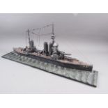 A scratch built model of HMS Lion, 27" long