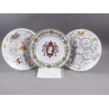 A pair of Royal Worcester "Exotic Butterflies" 1811 limited edition plates, Nos 2939 and 2351, and