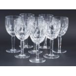A set of six Waterford "Kildare" wine glasses, boxed, and two matching goblets, boxed
