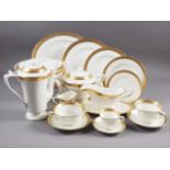 A Royal Worcester "Durham" pattern part combination service, including tureens, coffee pot,