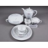 A Japanese "Joyto" pattern part dinner service