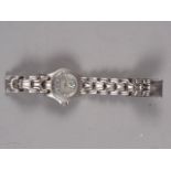 A lady's Tag Heuer wristwatch with stainless steel bracelet
