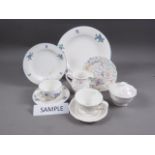 A Portmeirion part dinner service and a Royal Doulton part dinner service