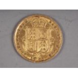 A Victorian gold half sovereign, dated 1887