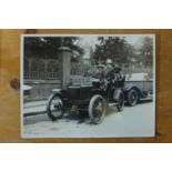 Rover Veteran - 1930s. An album of monochrome postcards, some postcard size photographs, others of