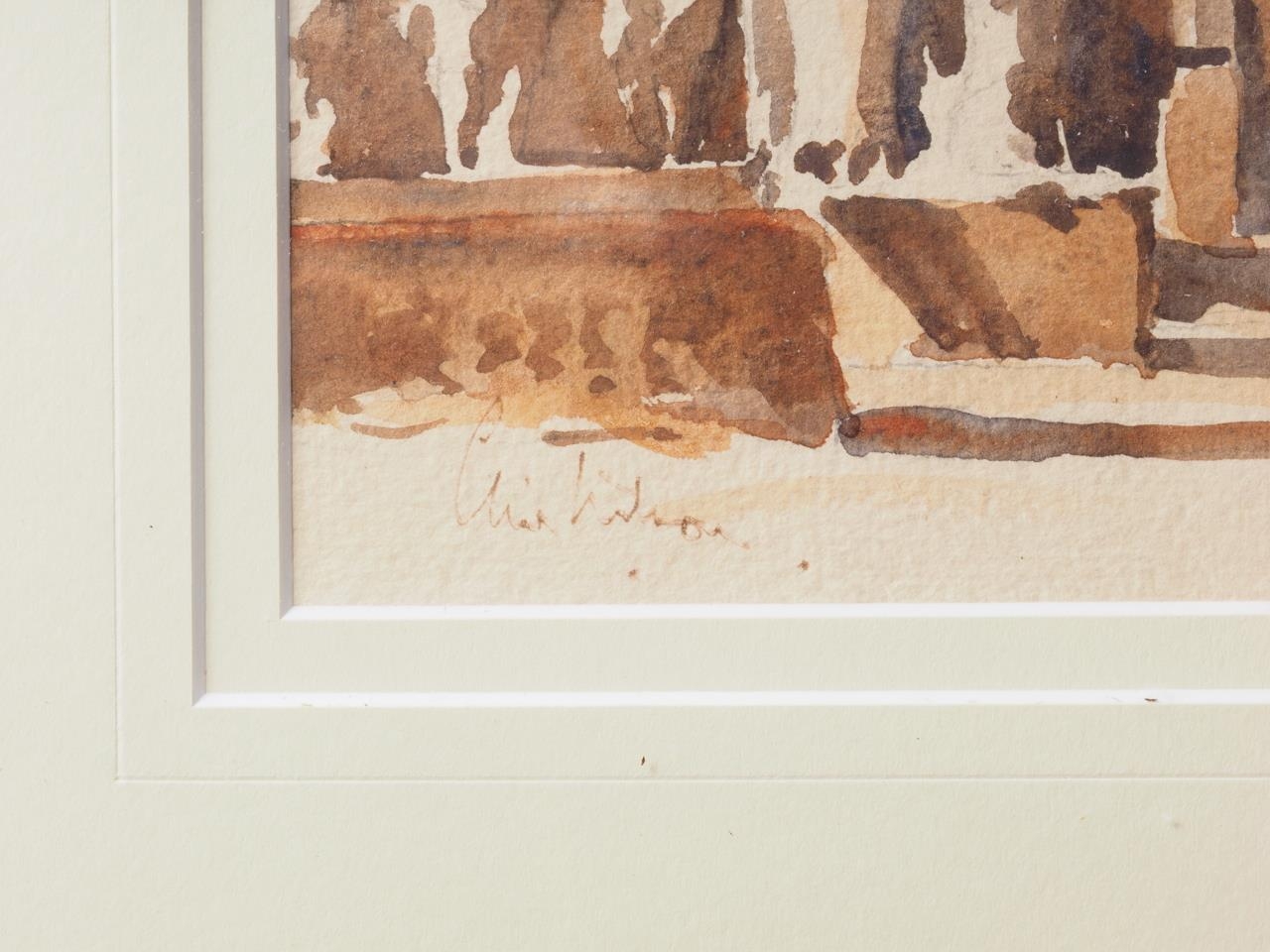 After David Roberts: landscape scene of Luxor Egypt, in wood strip frame, another similar, "The - Image 7 of 9