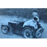 Children's Pedal Cars, Cycling and Horse Drawn. A folder of mostly postcards, most period, some