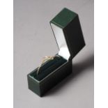 A Tiffany & Co Elsa Peretti 18ct gold Open Heart bangle, in matched box