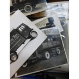 Two Coachbuilders. A file box of monochrome photographs showing the products of Grose Ltd of