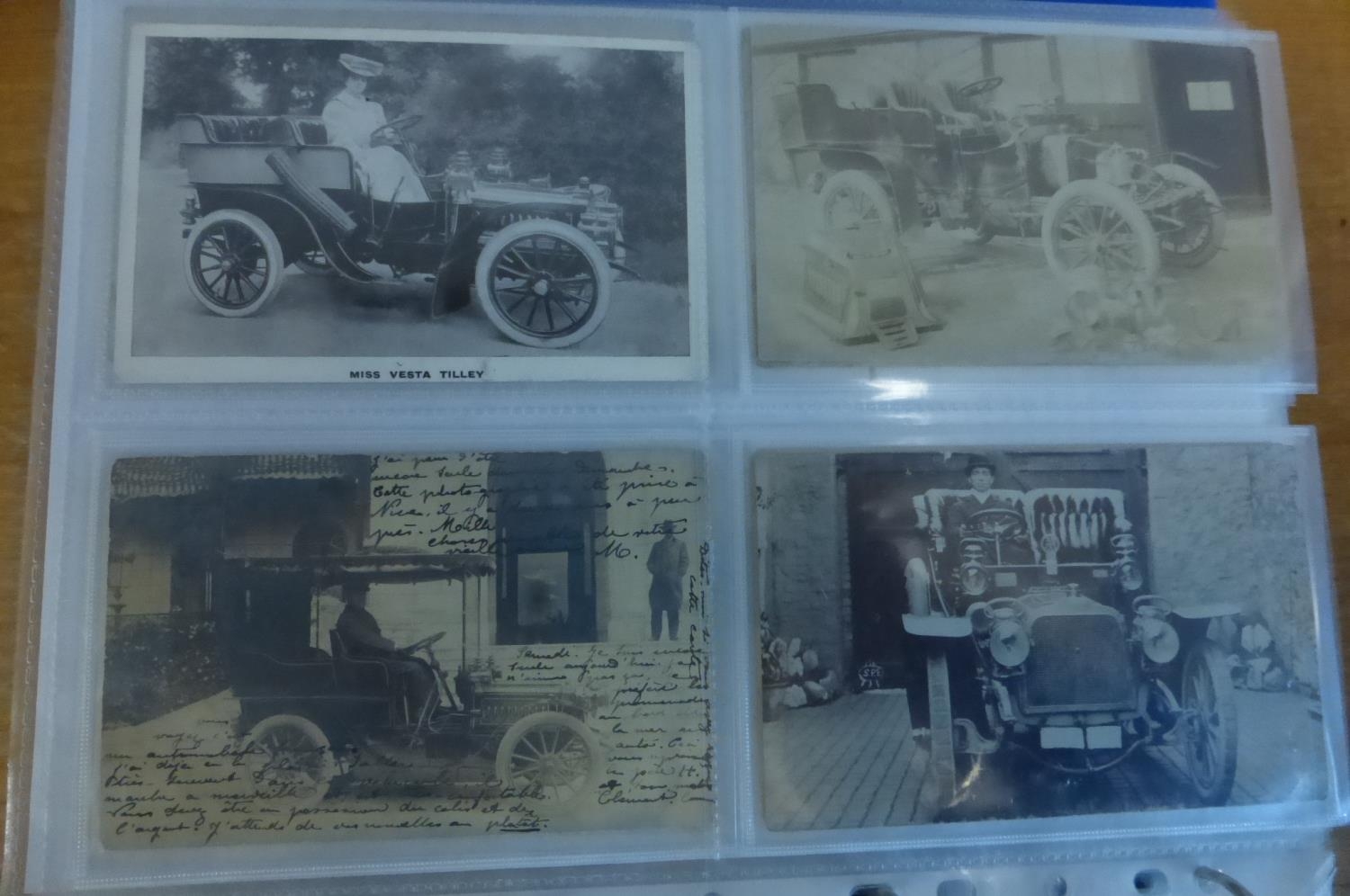 Various Motor Cars. An album of motor car makers beginning with 'C' Mainly postcards and postcard - Image 5 of 5