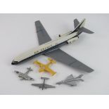 Model Aircraft including Dinky Toys Medium Bomber, in play worn condition.