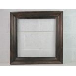 Impressive early Victorian deep moulded Rosewood Frame : an S moulded Rosewood veneer frame 3 1/2