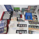 An album of 20th century stamps together with a quantity of assorted presentation packs,