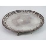 A HM silver salver by William Hutton & Sons Ltd,