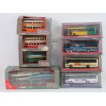 A quantity of Corgi Original Omnibus Company scale model buses. Eight items.