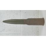 An inert WWII French 47mm MLE anti tank round 38.5cm in length.