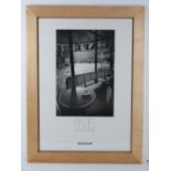 Photographic print; Paris by Jean-Loup Sieff, framed, overall size 59 x 79cm.